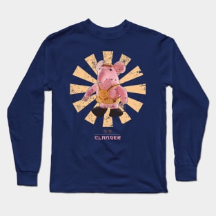 Clanger Retro Japanese Long Sleeve T-Shirt